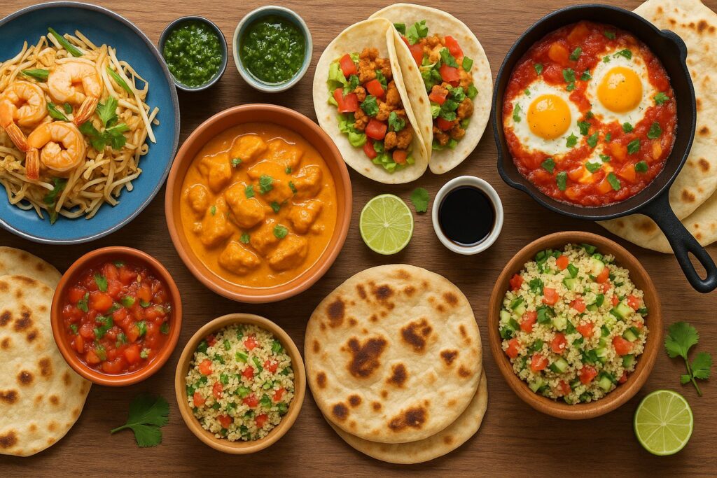 Global Flavors at Home: Easy International Recipes to Try in Your Kitchen